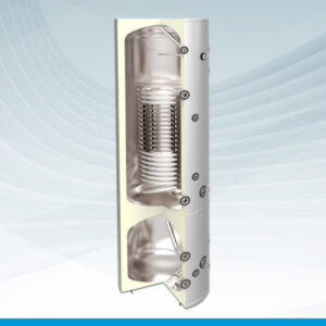 BHYX  INTERACUMULADOR INOXIDABLE PARA B/C CON DEPOSITO INERCIA 2 EN 1 de 300 y 500 L.