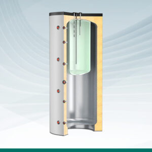 COMBI1  DEPOSITO DE INERCIA CON ACUMULADOR DE ACS de 500 a 2000 L.
