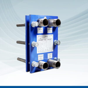 IP 2200   INTERCAMBIADOR DE PLACAS INOX o TITANIO DESMONTABLES alt. 320 mm.