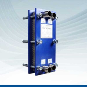 IP 2600  INTERCAMBIADOR DE PLACAS INOX o TITANIO DESMONTABLES  alt. 470 mm.